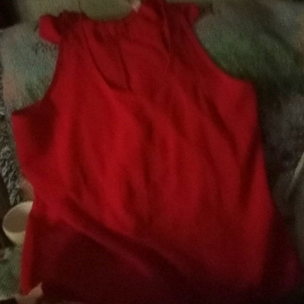 L gorgeous Red Tank Top
